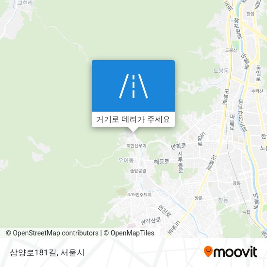 삼양로181길 지도