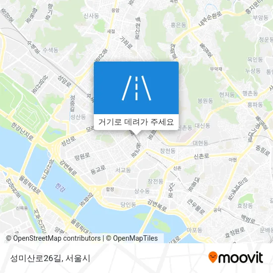 성미산로26길 지도