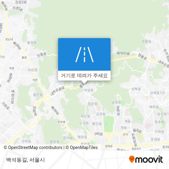 백석동길 지도
