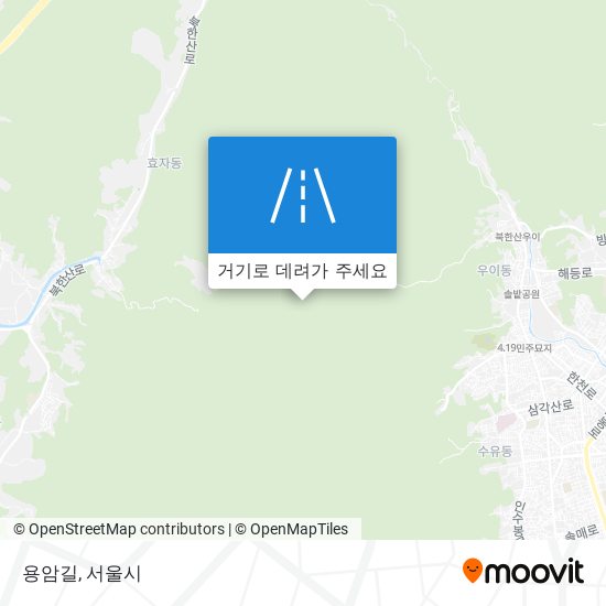 용암길 지도