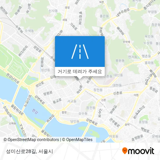 성미산로28길 지도