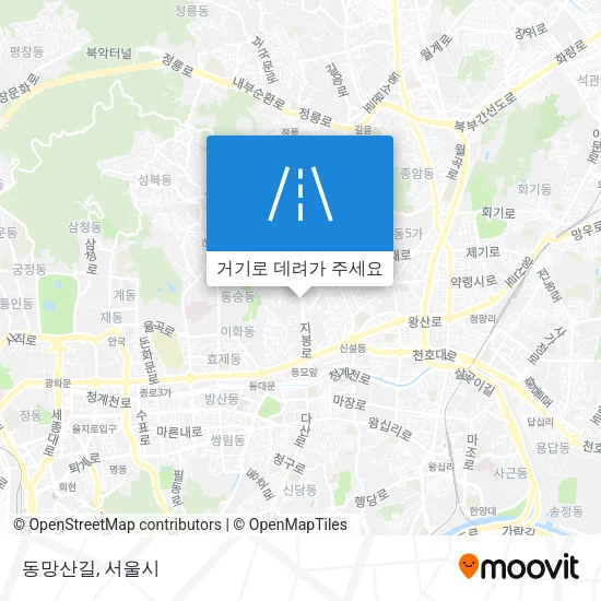 동망산길 지도