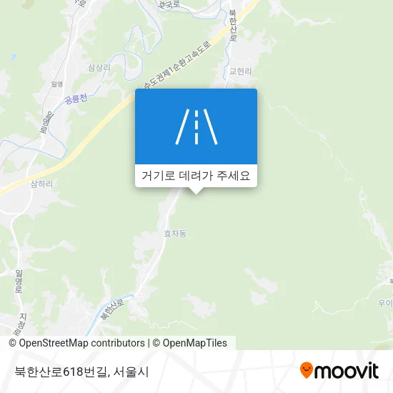 북한산로618번길 지도
