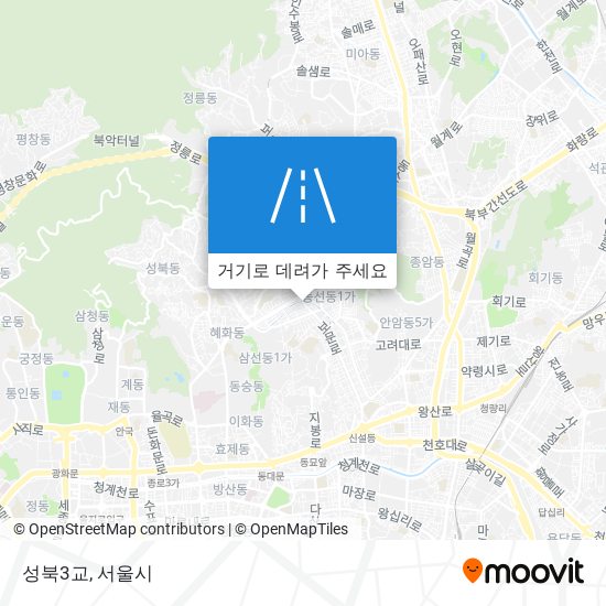 성북3교 지도