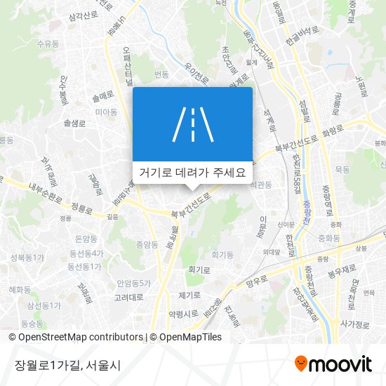 장월로1가길 지도