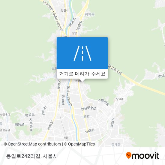 동일로242라길 지도