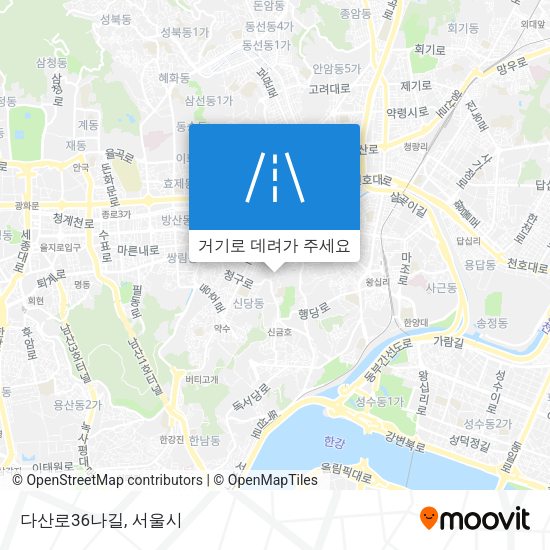 다산로36나길 지도