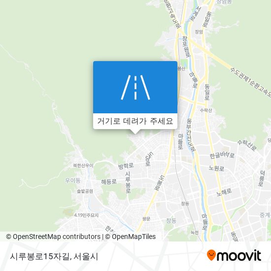 시루봉로15자길 지도