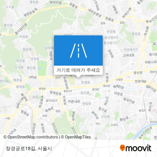 창경궁로18길 지도