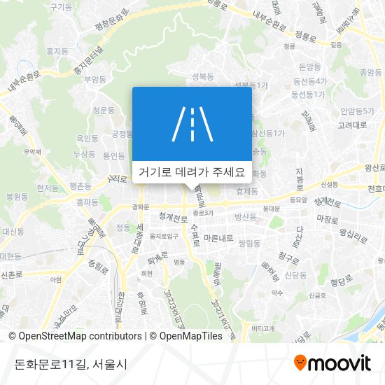 돈화문로11길 지도