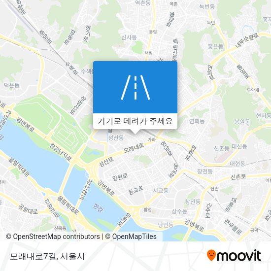 모래내로7길 지도