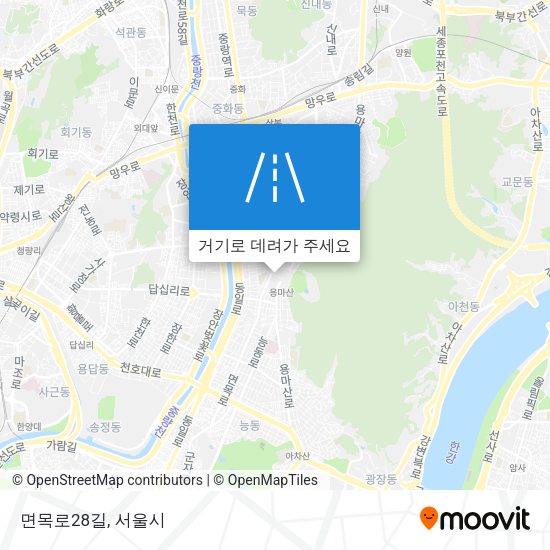 면목로28길 지도
