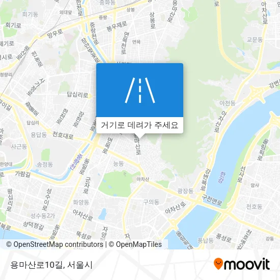용마산로10길 지도
