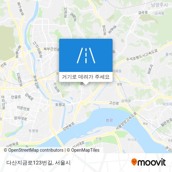 다산지금로123번길 지도