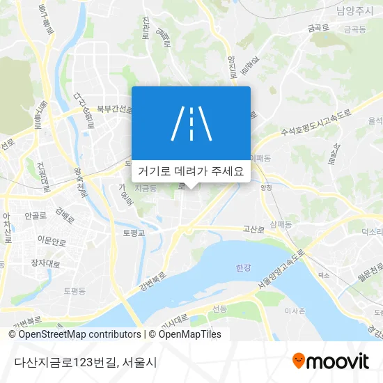 다산지금로123번길 지도