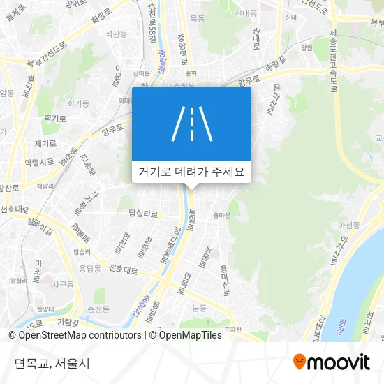 면목교 지도