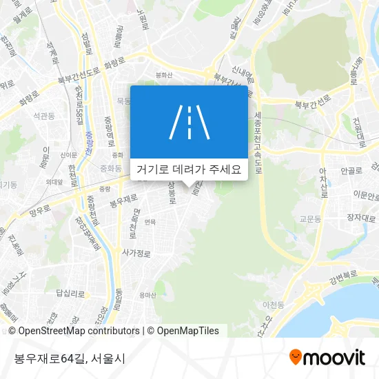 봉우재로64길 지도