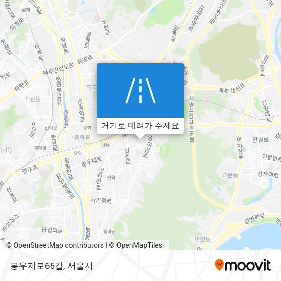 봉우재로65길 지도