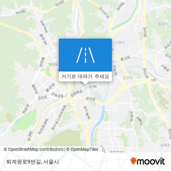 퇴계원로9번길 지도