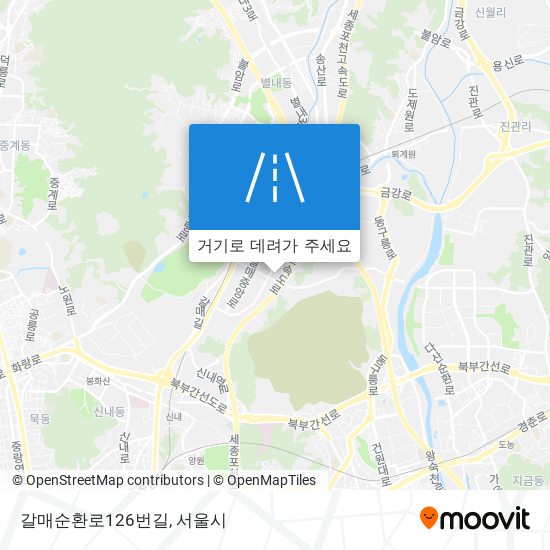 갈매순환로126번길 지도