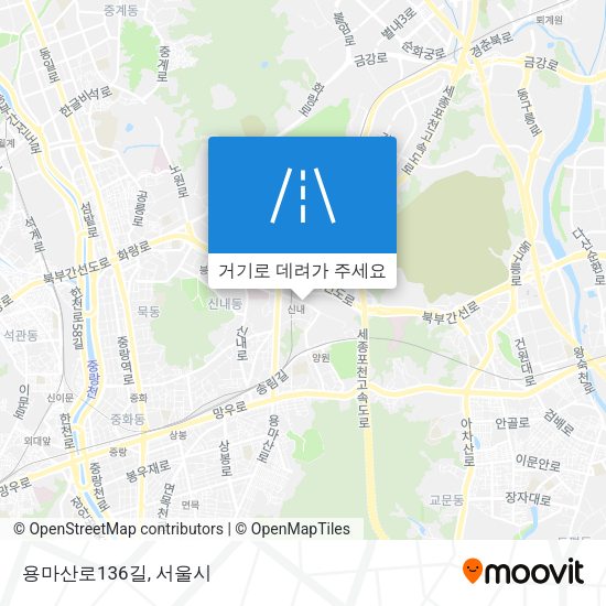 용마산로136길 지도