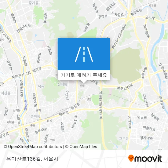 용마산로136길 지도