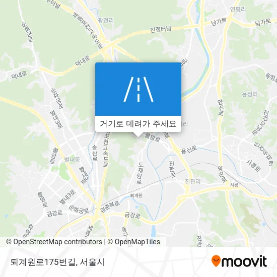 퇴계원로175번길 지도