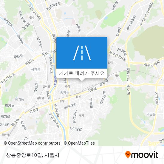 상봉중앙로10길 지도