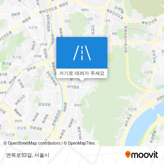 면목로52길 지도