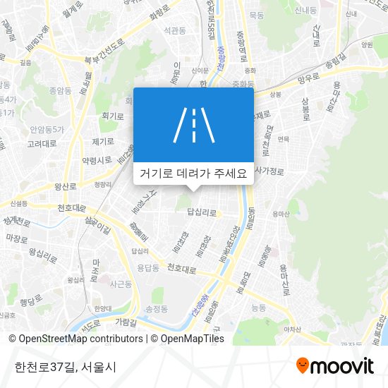한천로37길 지도