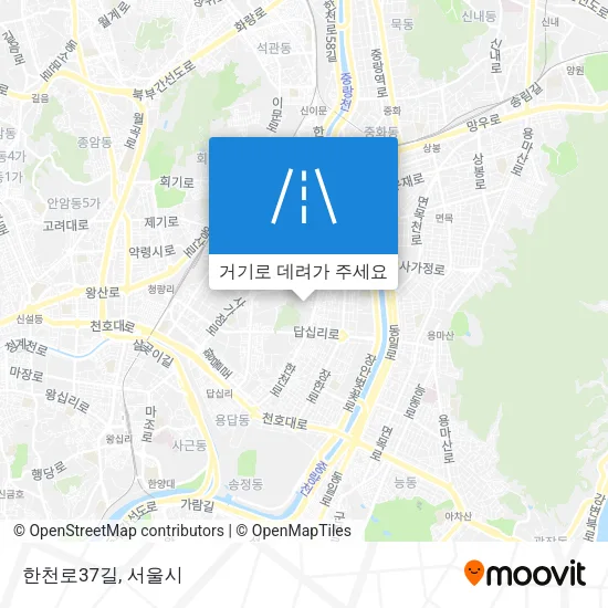 한천로37길 지도
