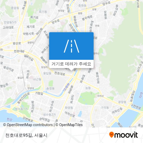 천호대로95길 지도