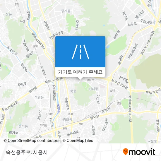 숙선옹주로 지도
