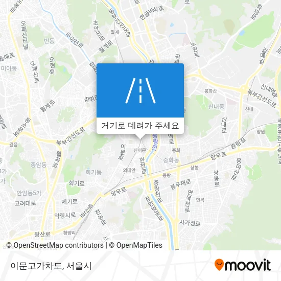 이문고가차도 지도