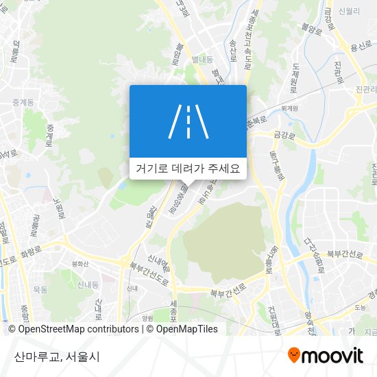산마루교 지도