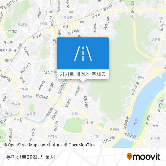 용마산로29길 지도