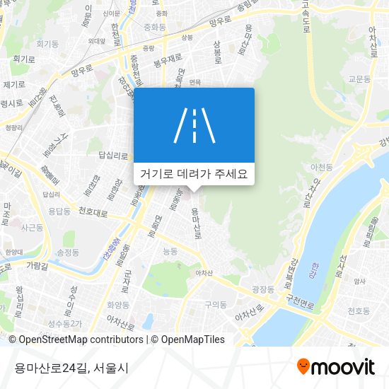 용마산로24길 지도