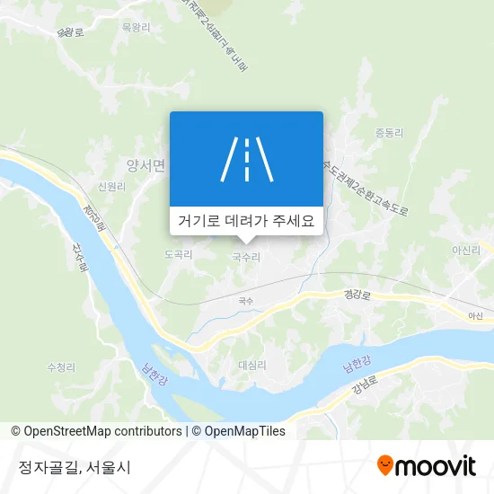 정자골길 지도