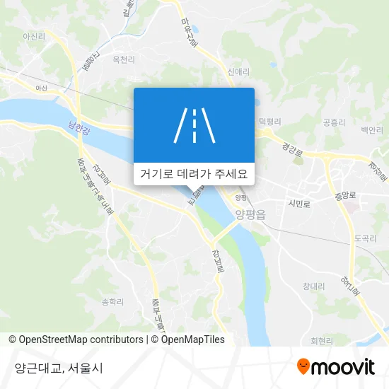 양근대교 지도