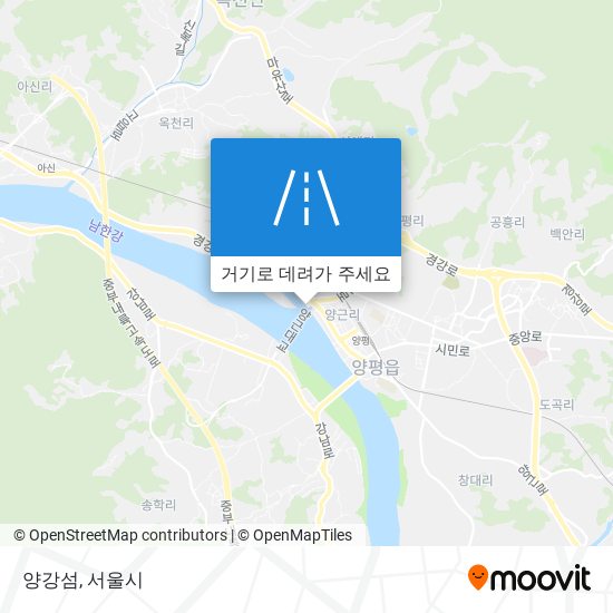 양강섬 지도