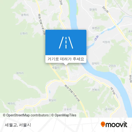 세월교 지도
