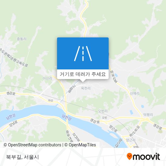 북부길 지도