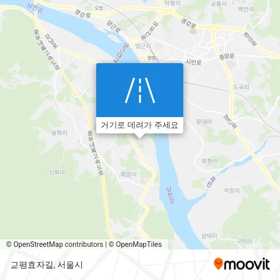 교평효자길 지도