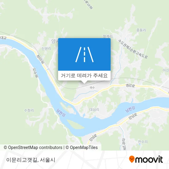 이문리고갯길 지도