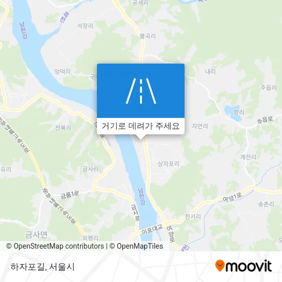 하자포길 지도