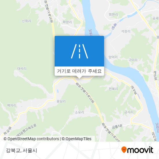 강북교 지도