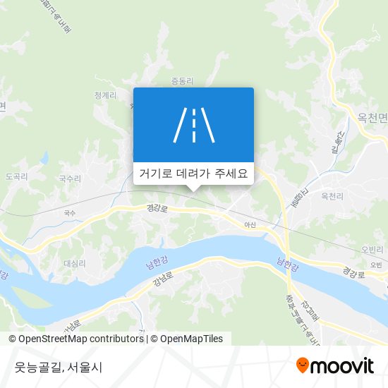 웃능골길 지도