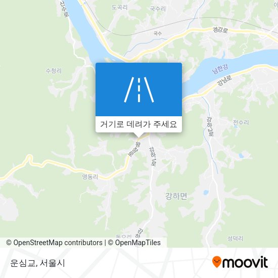 운심교 지도