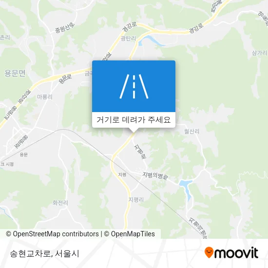 송현교차로 지도