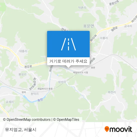 뮤지엄교 지도